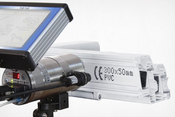 Large character inkjet coding on pimapen