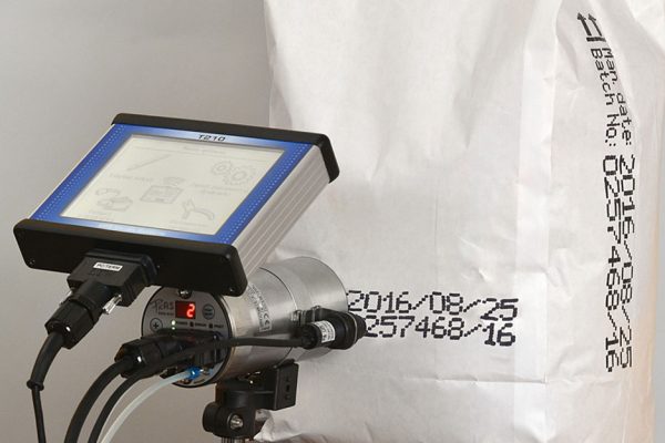 Big character on sack Inkjet Coding